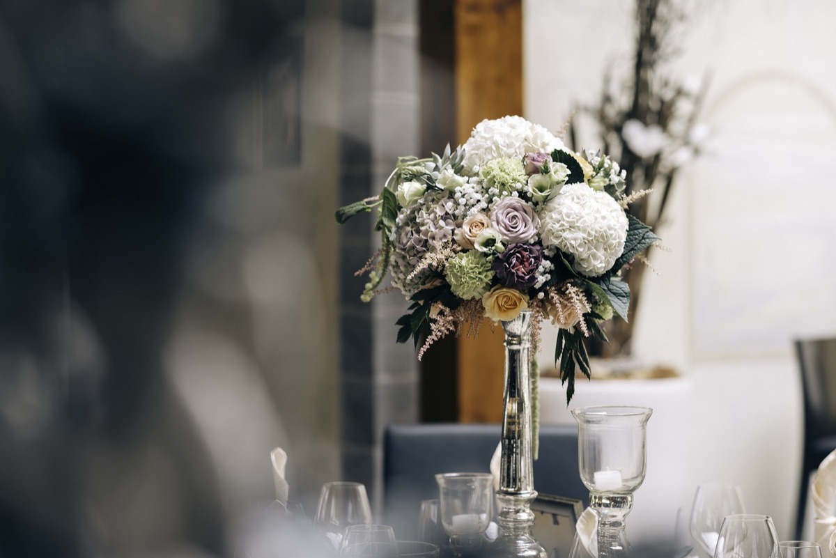 Elegant Decorative Vase with Flowers